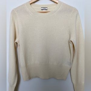 J Crew cropped cashmere sweater